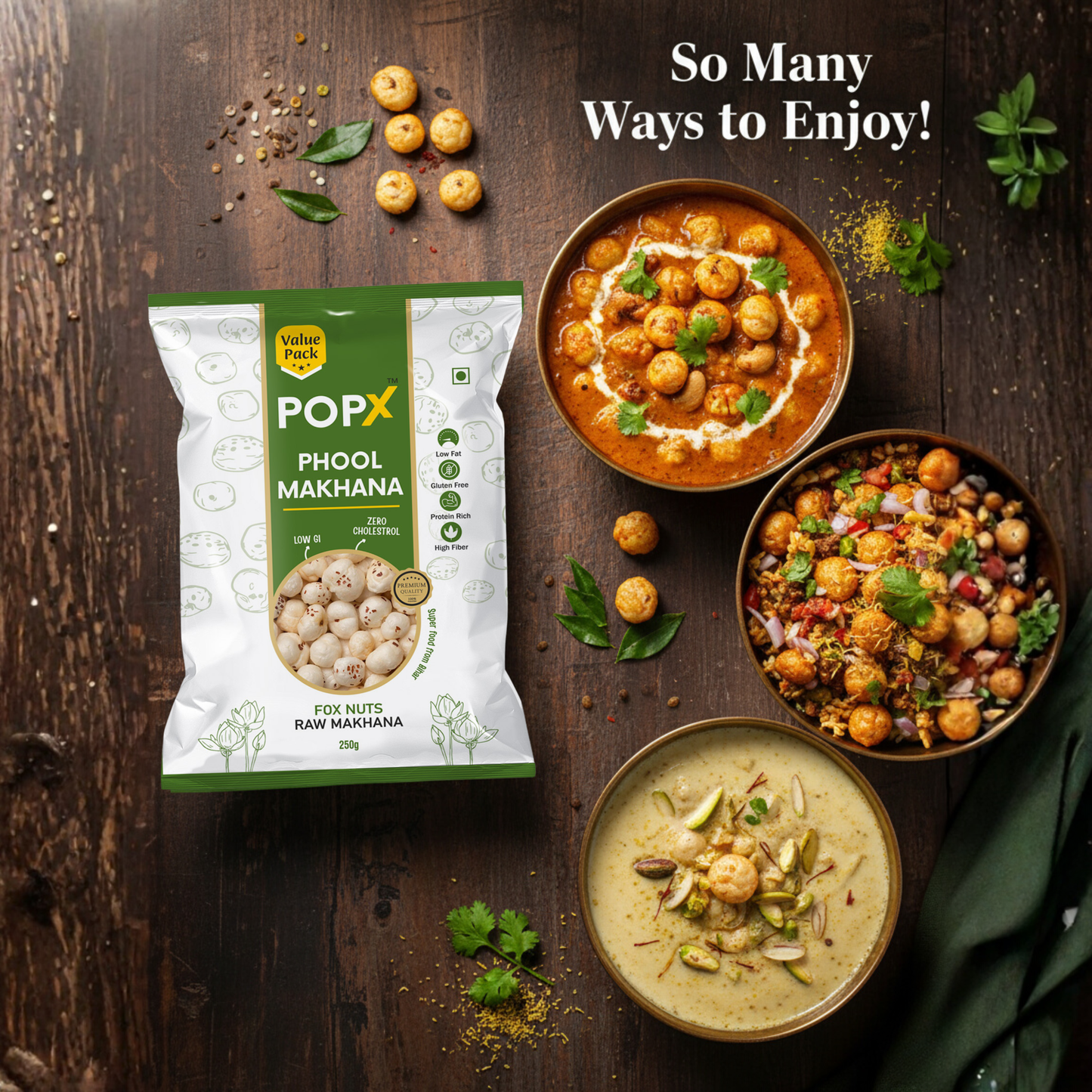 POPX Premium Phool Makhana (250g)